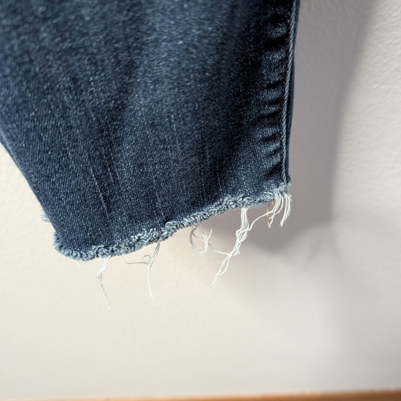 Lane Bryant Raw Hem Cropped Straight Leg Jeans Women’s Size 16 - Picture 2 of 4